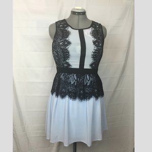 NEW ModCloth Chiffon & Lace Dress